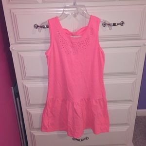 Pink sparkly tank/dress!